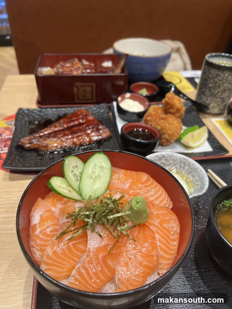 Japanese Salmon and Eel Dishes