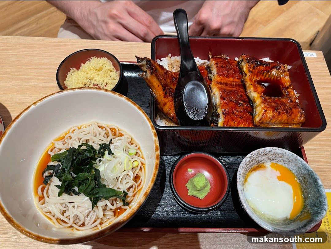 Japanese Eel and Soba Noodle Set