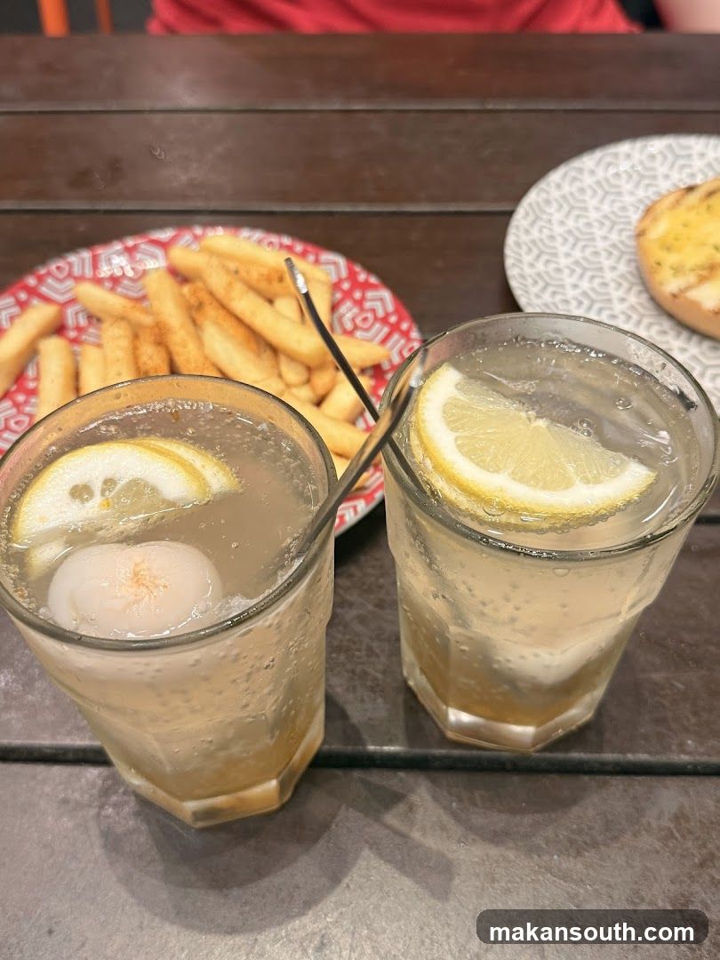 Drinks and Fries