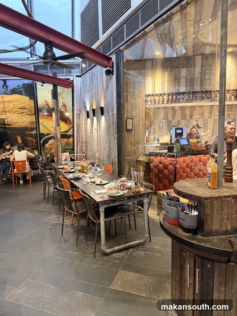 Restaurant Interior with Dining Tables