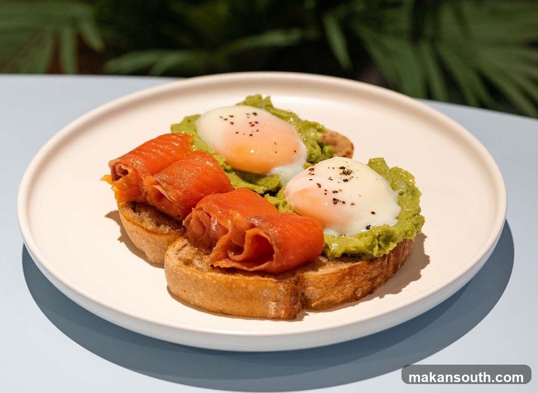 Avocado Toast with Smoked Salmon and Poached Eggs