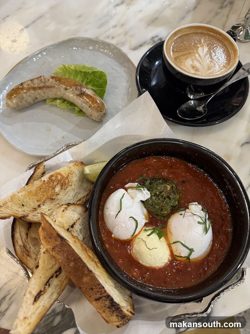 Breakfast Dish with Coffee
