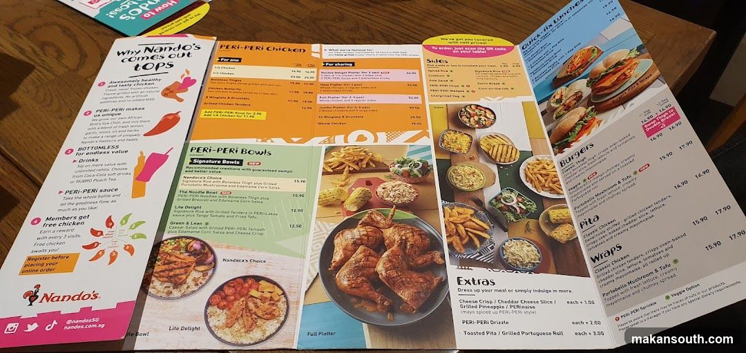 Nando's Menu