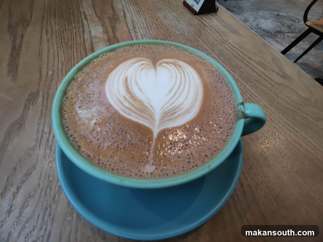 Latte with Heart Art