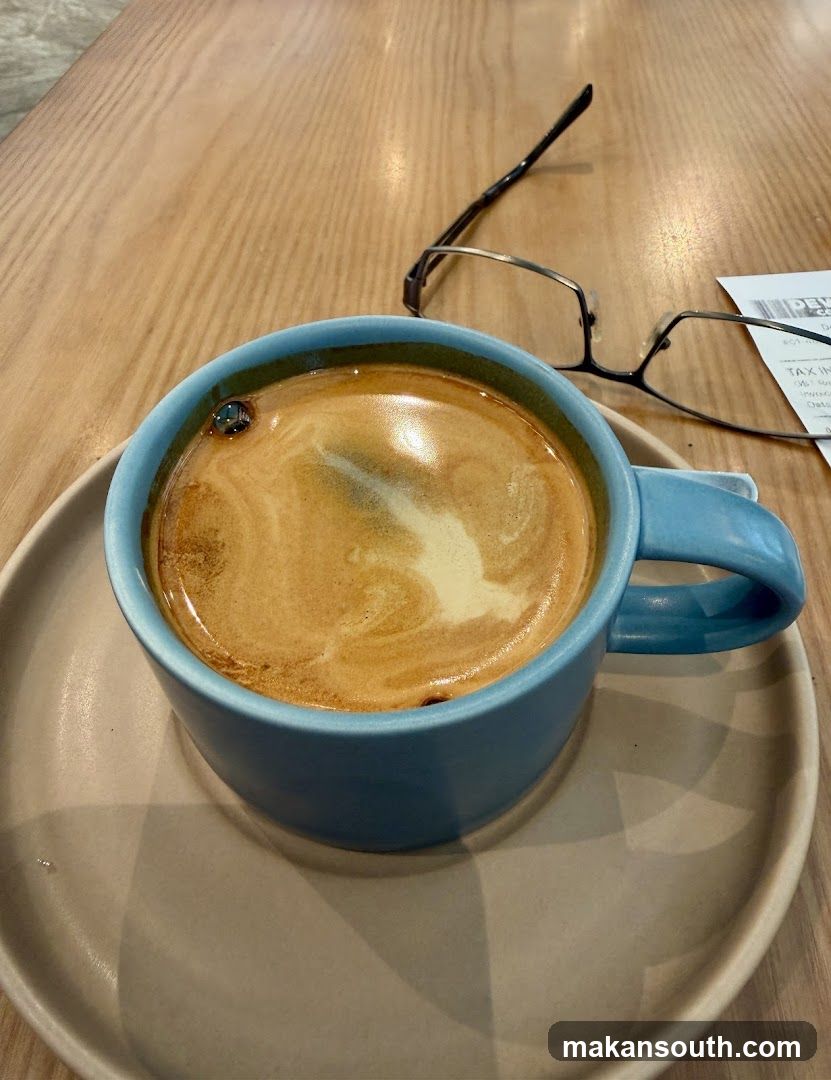 Coffee and Glasses on Table