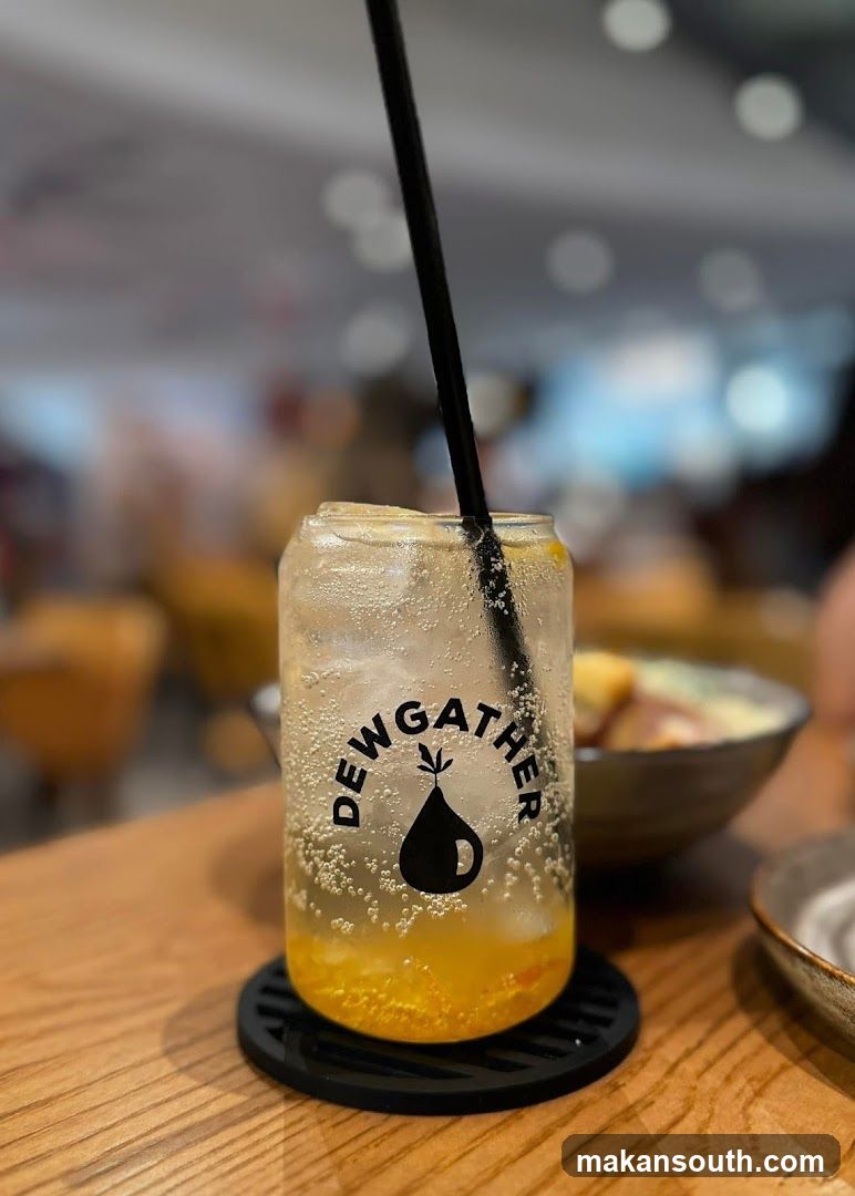 Sparkling Drink with Logo