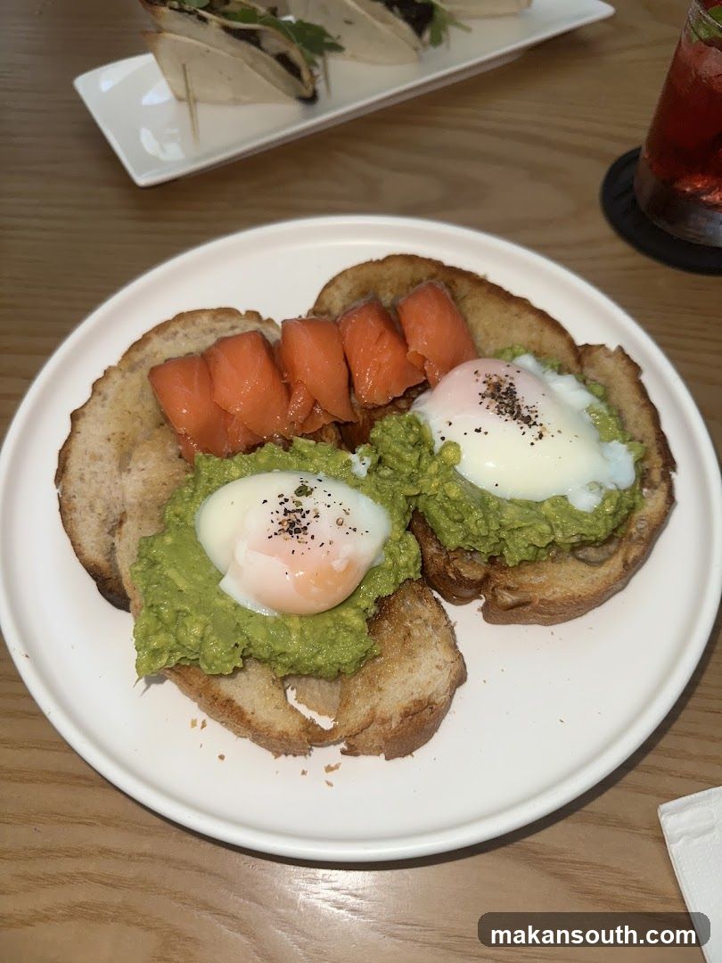 Avocado Toast with Smoked Salmon and Poached Eggs