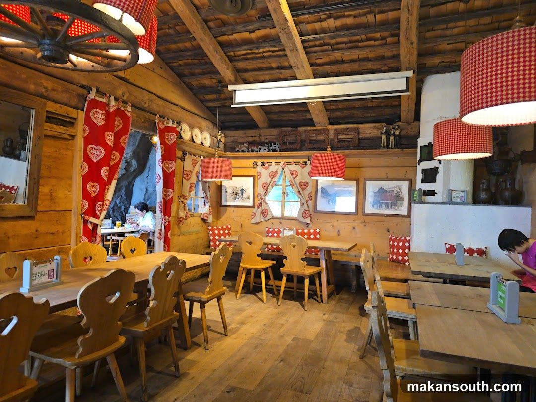Cozy Alpine Restaurant Interior