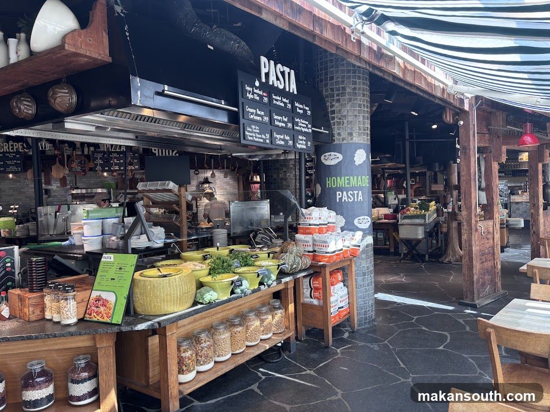 Pasta Restaurant Counter