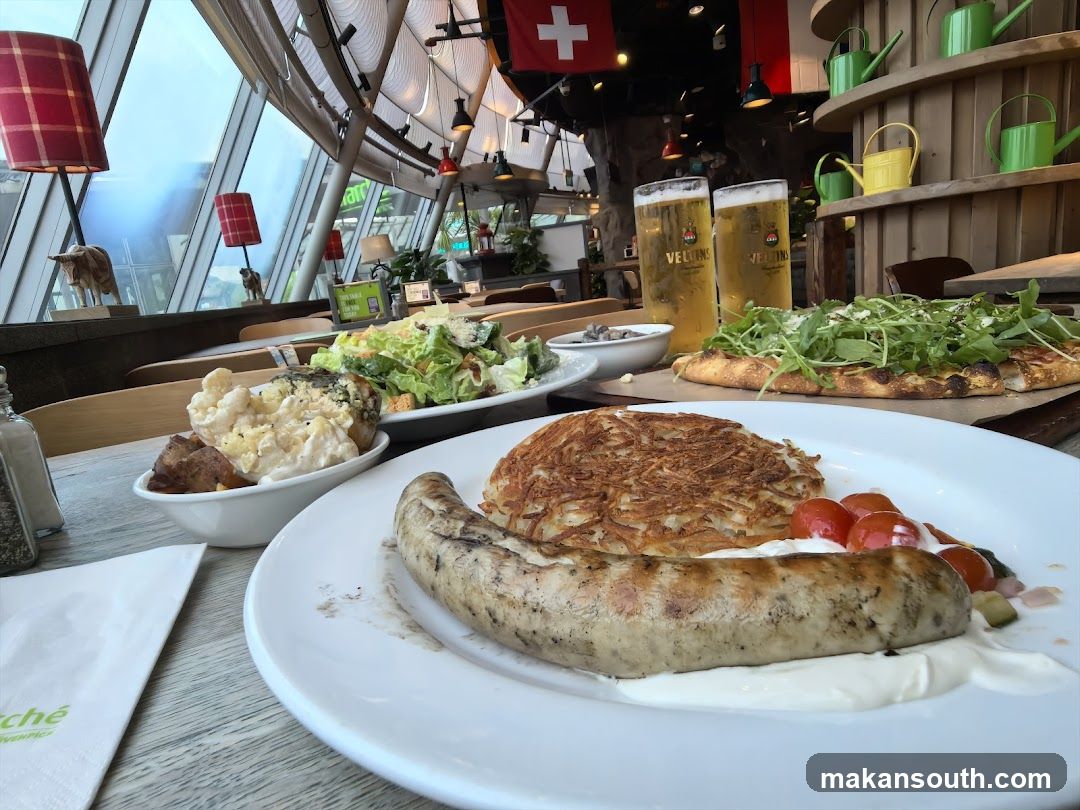 Table with Food and Drinks