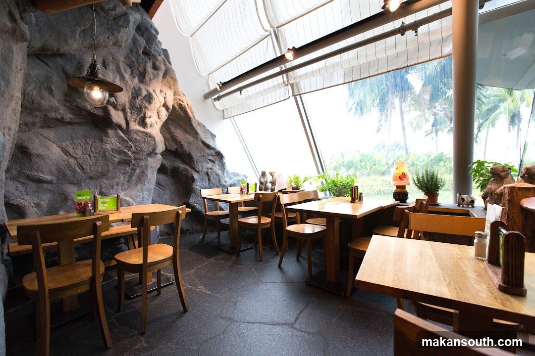 Restaurant Interior with Natural Elements