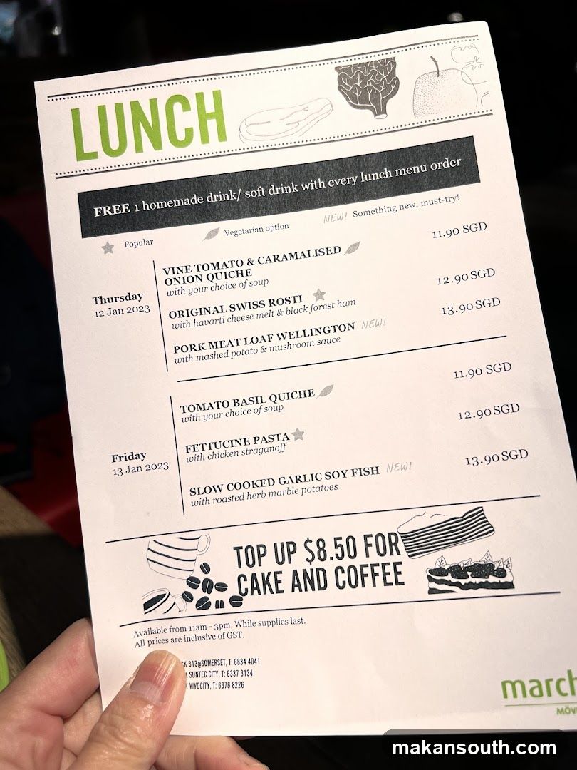 LUNCH MENU