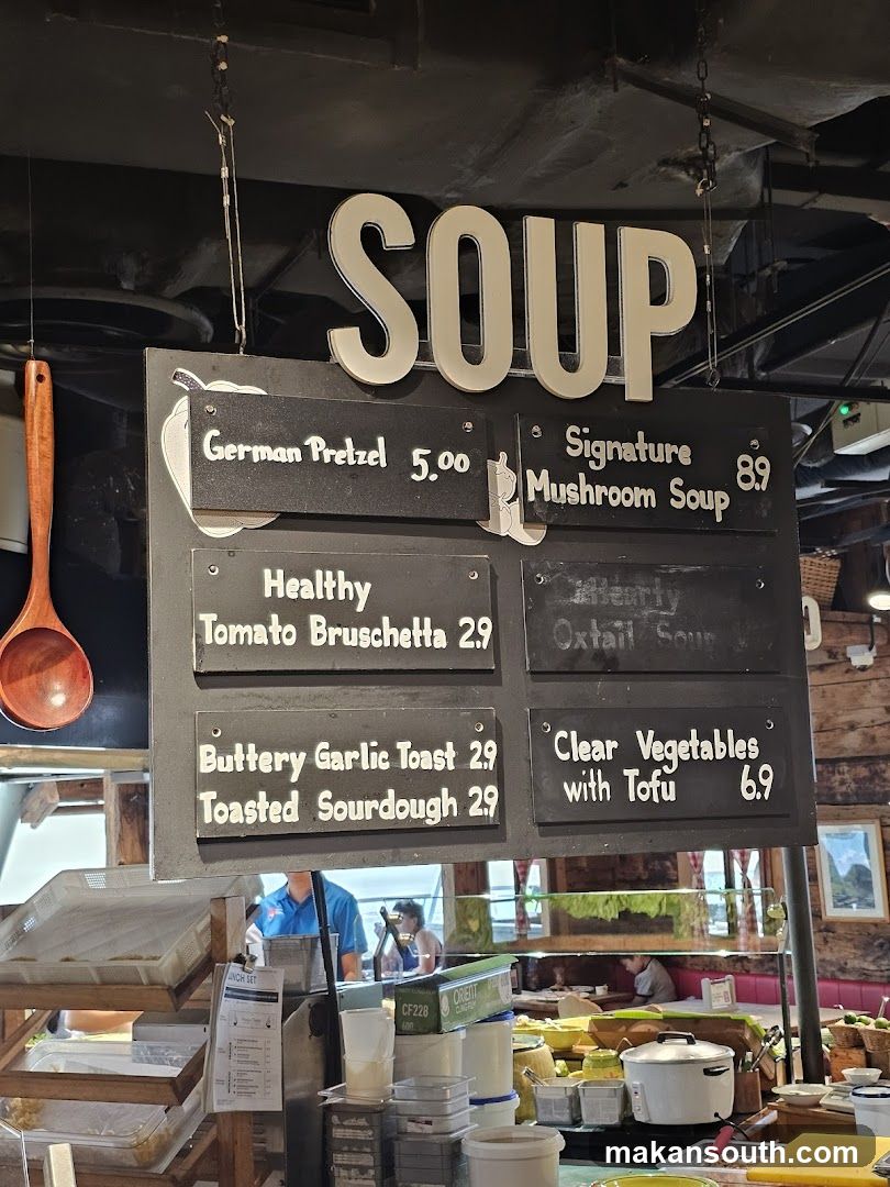 Soup Menu