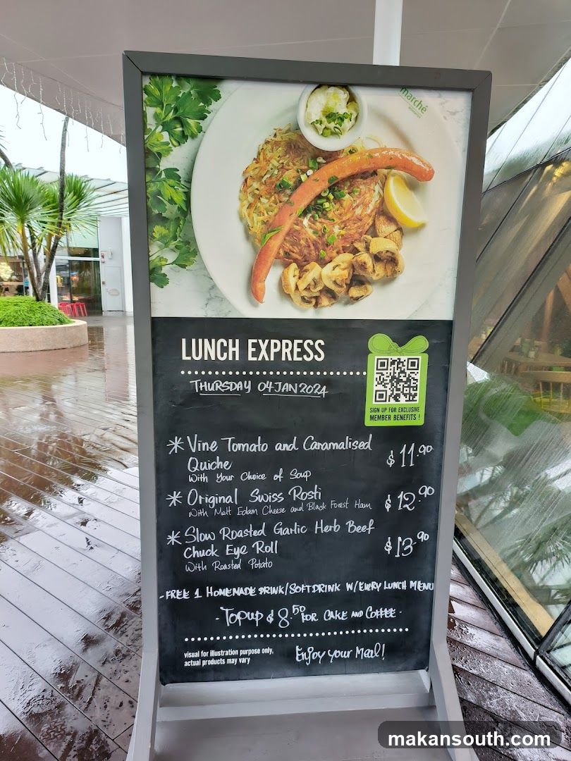Lunch Express Menu