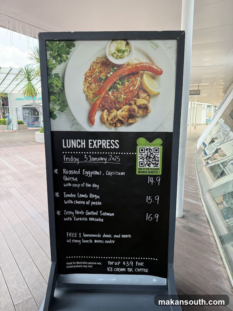 Lunch Express Menu