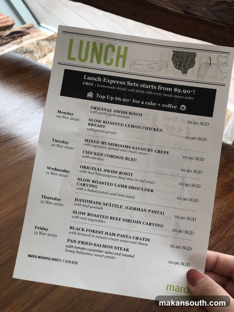 Lunch Menu