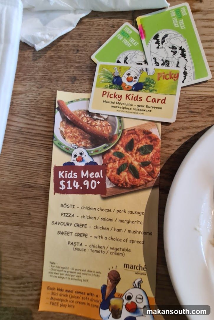 Kids Meal Menu