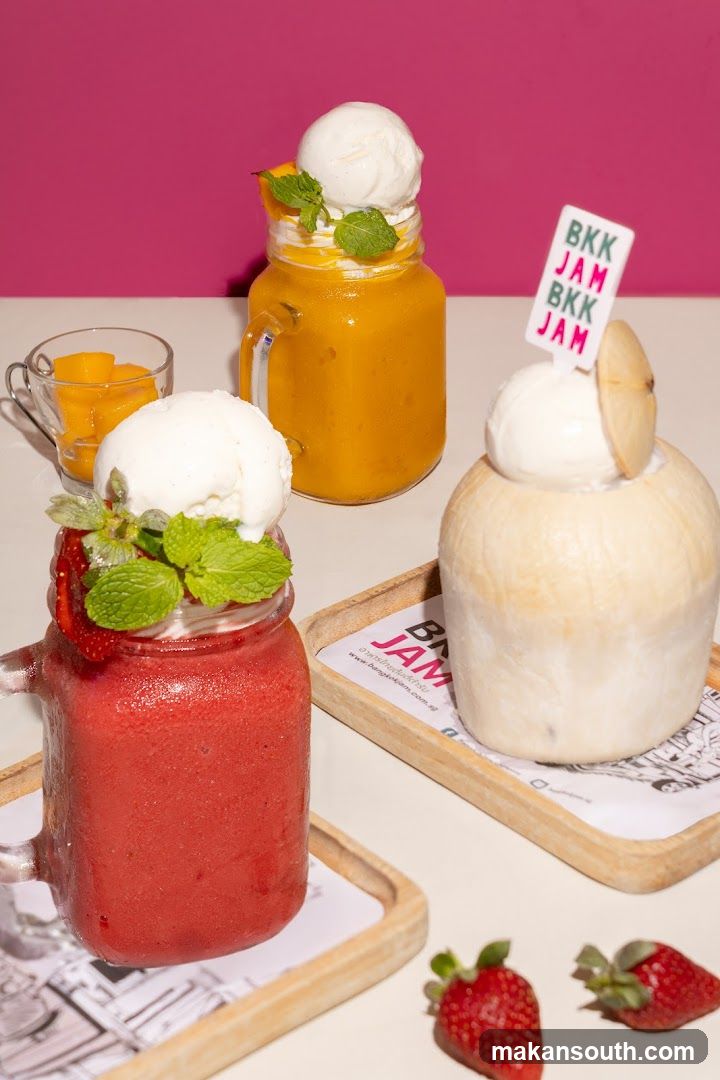 Desserts with Ice Cream