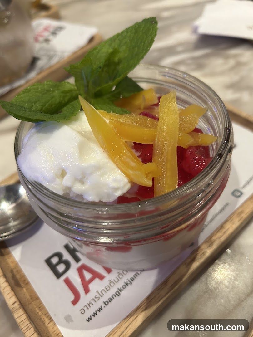 Dessert in a jar