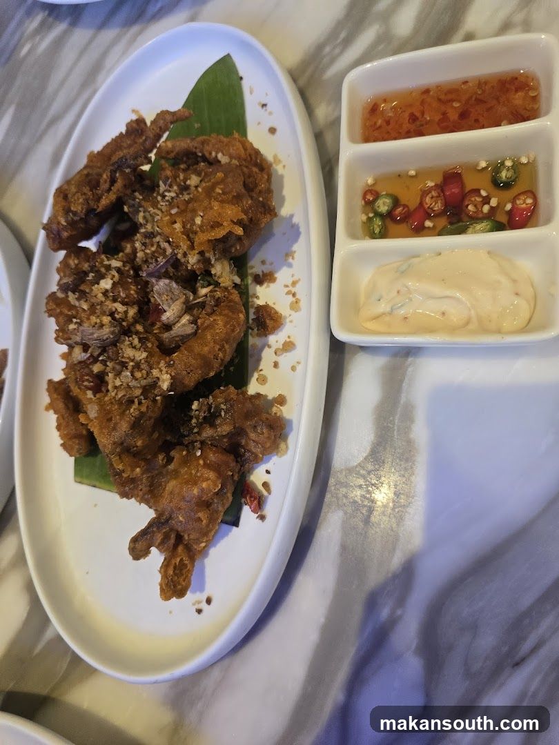 Fried Soft Shell Crab with Dipping Sauces