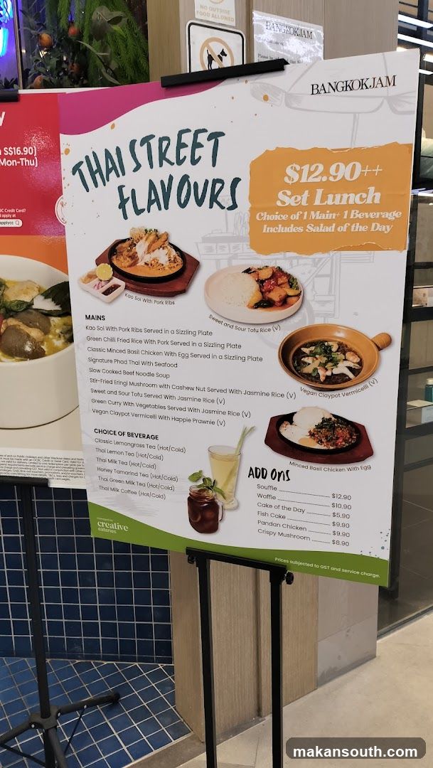 Thai Street Flavours Set Lunch