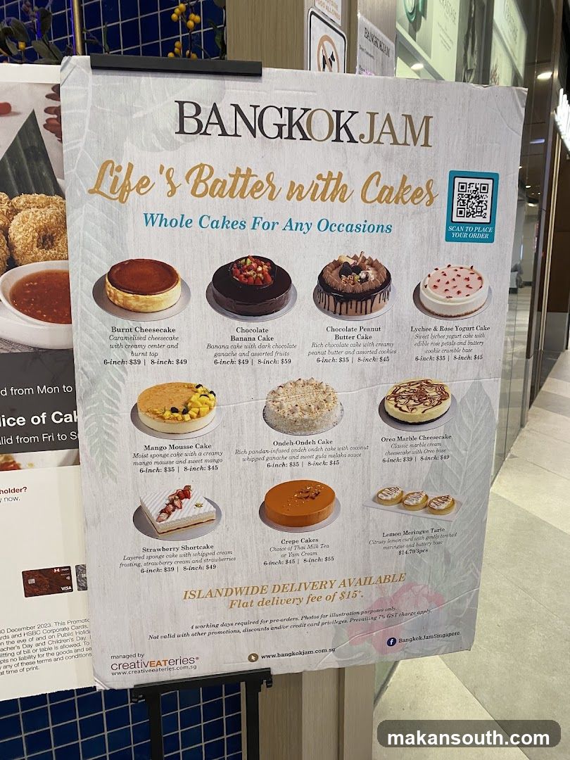 Bangkok Jam Whole Cakes