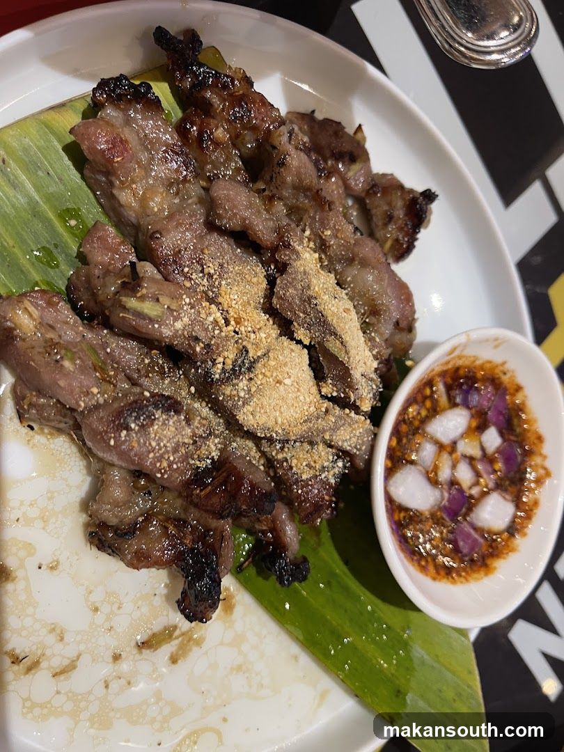 Grilled Meat Skewers with Dipping Sauce
