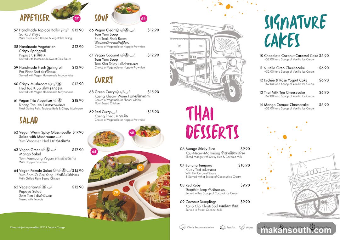 Thai Desserts & Signature Cakes