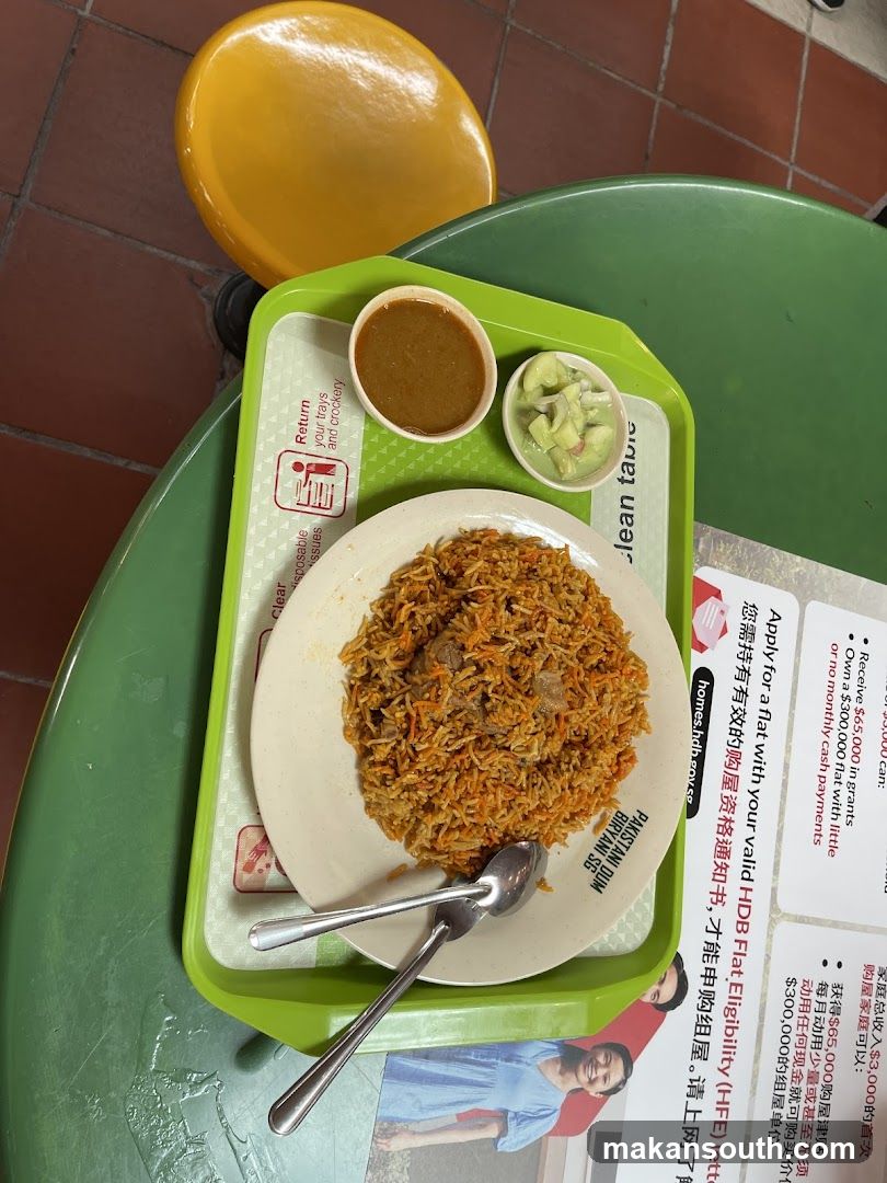 Biryani with sides