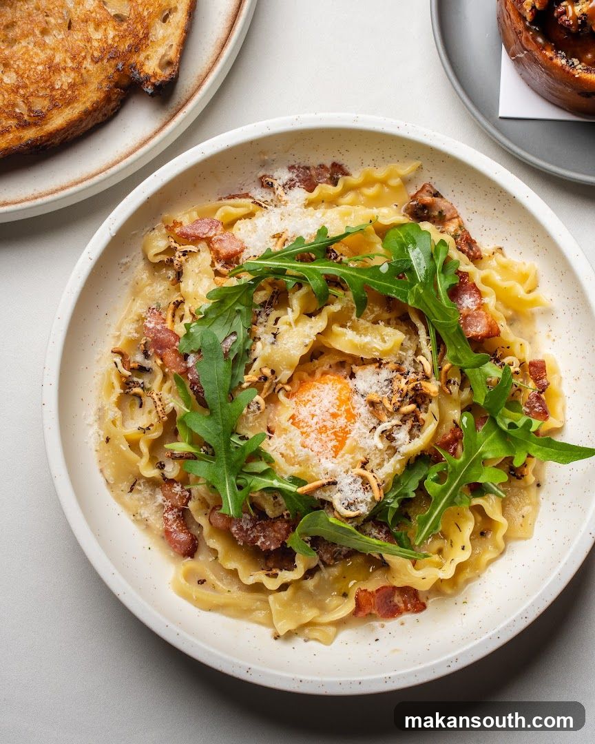 Pasta with Egg and Bacon