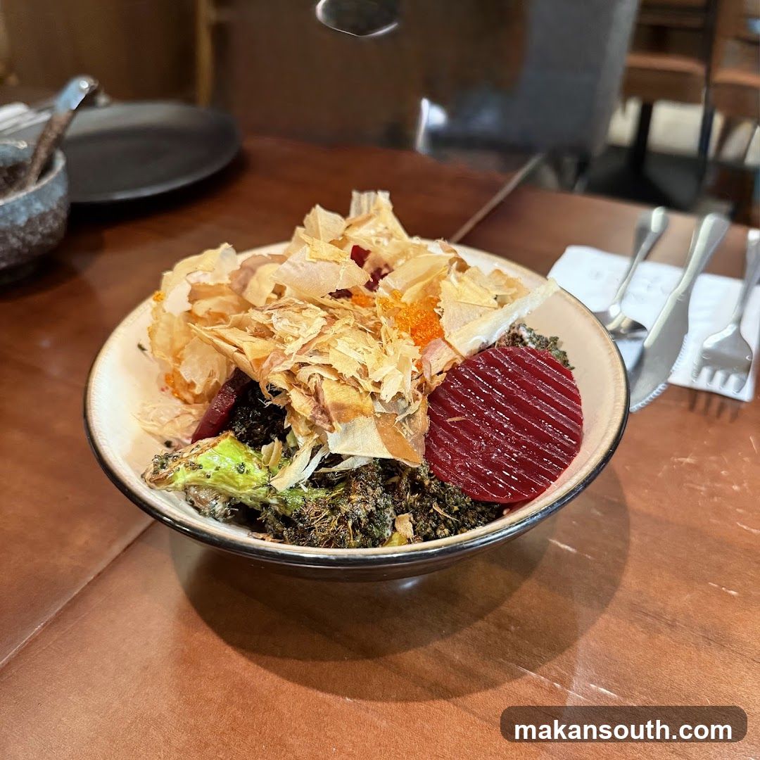 Salad with Beets and Flakes