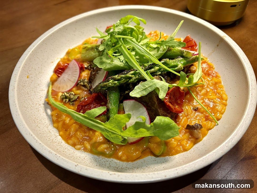Risotto with Asparagus and Sun-Dried Tomatoes