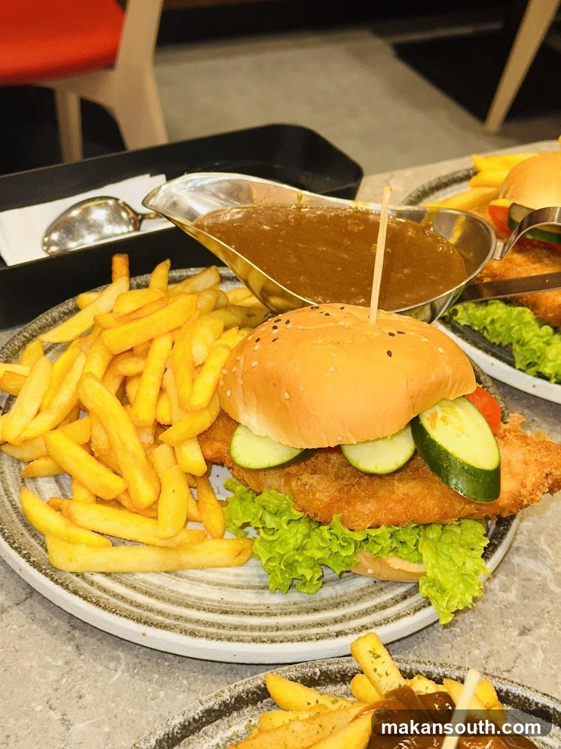 Chicken Burger with Fries