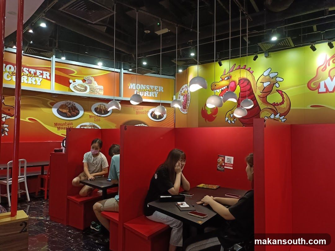 Monster Curry Restaurant Interior