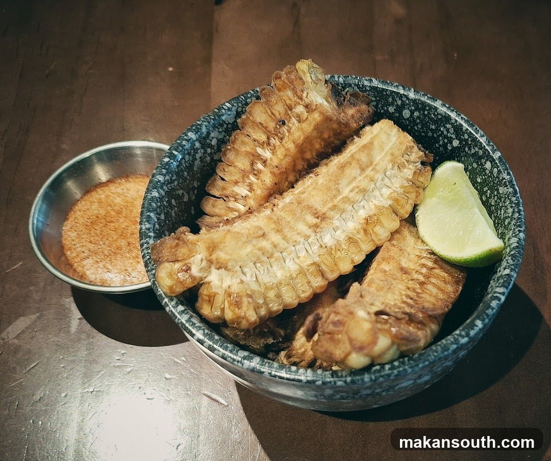 Fried Corn Ribs with Dip