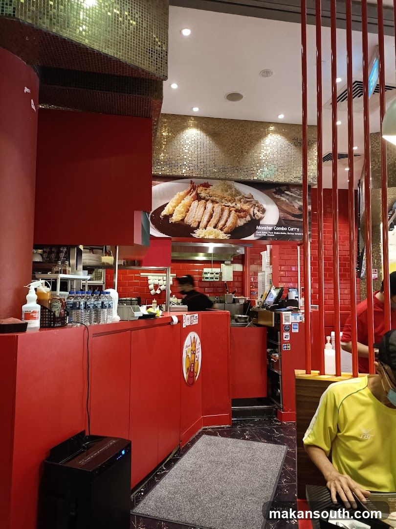 Restaurant Counter with Food Display