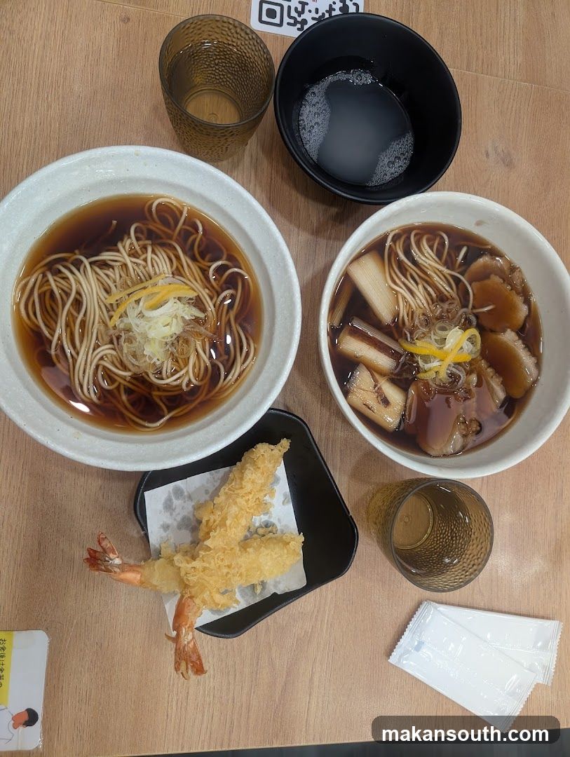 Soba Noodles with Tempura