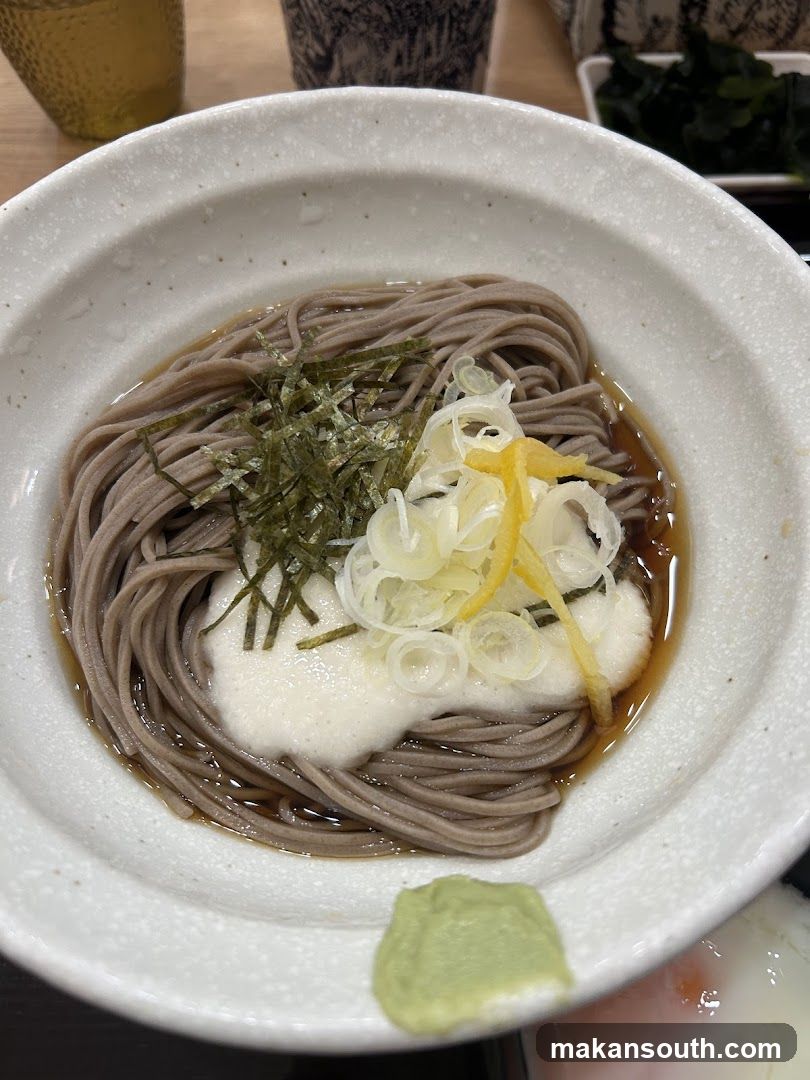Soba Noodles with Toppings