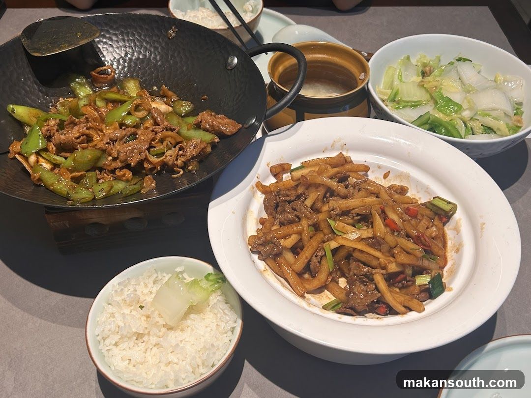 Chinese Food Spread