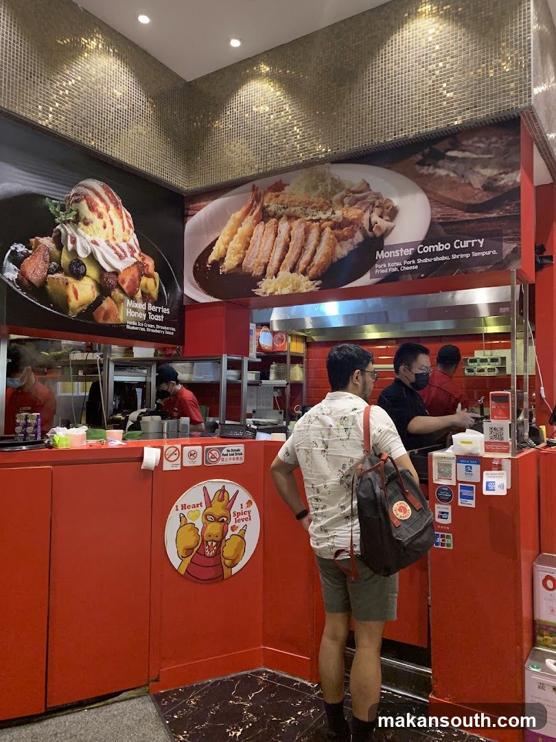 Restaurant Counter with Food Displays