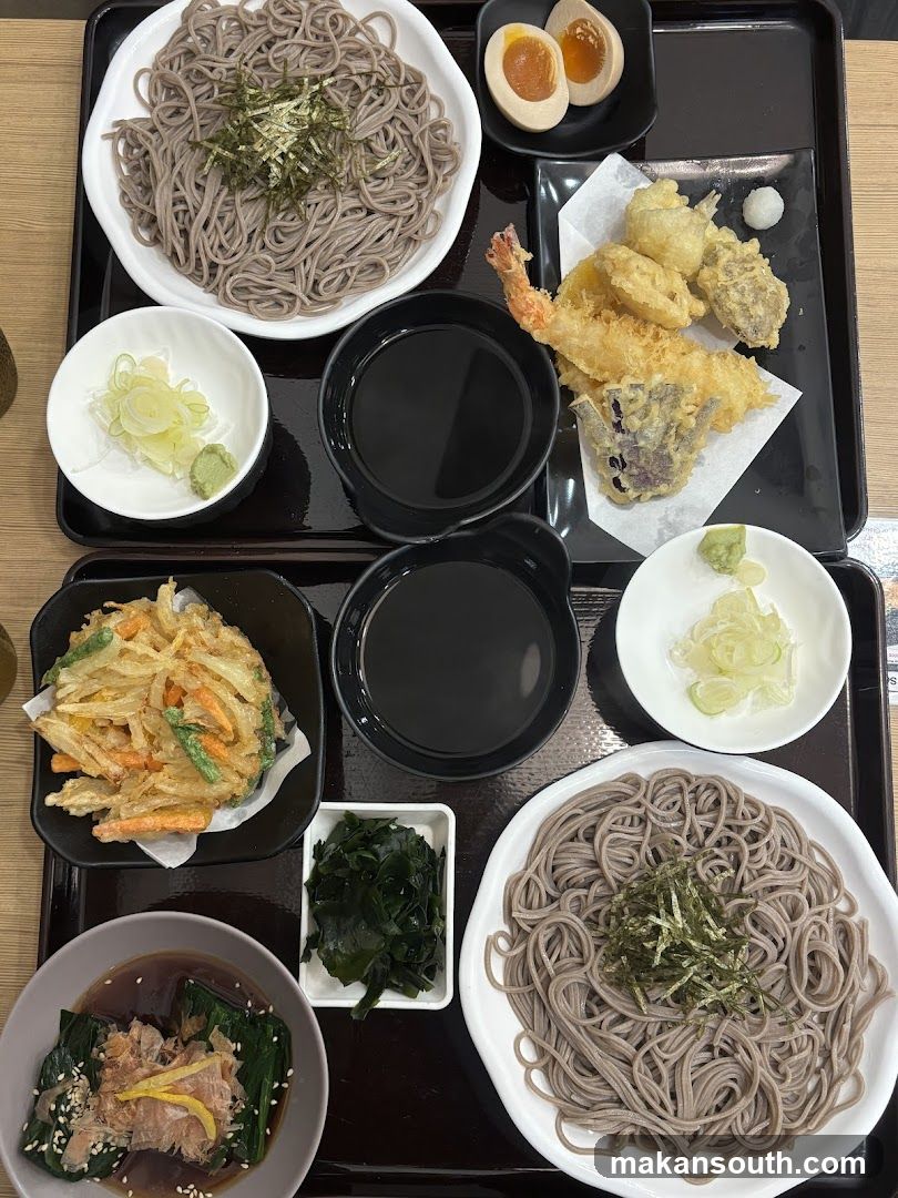 Soba Noodles and Tempura Set