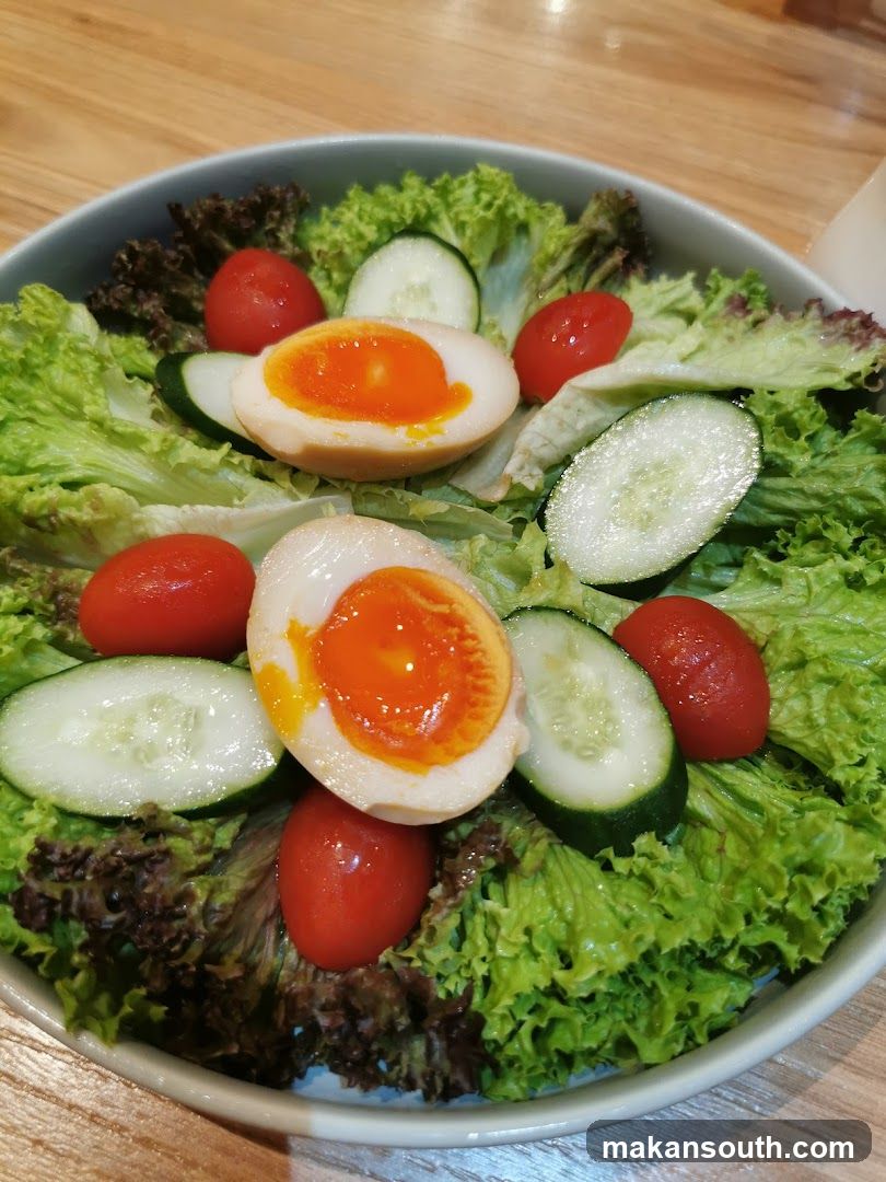 Salad with Eggs and Vegetables