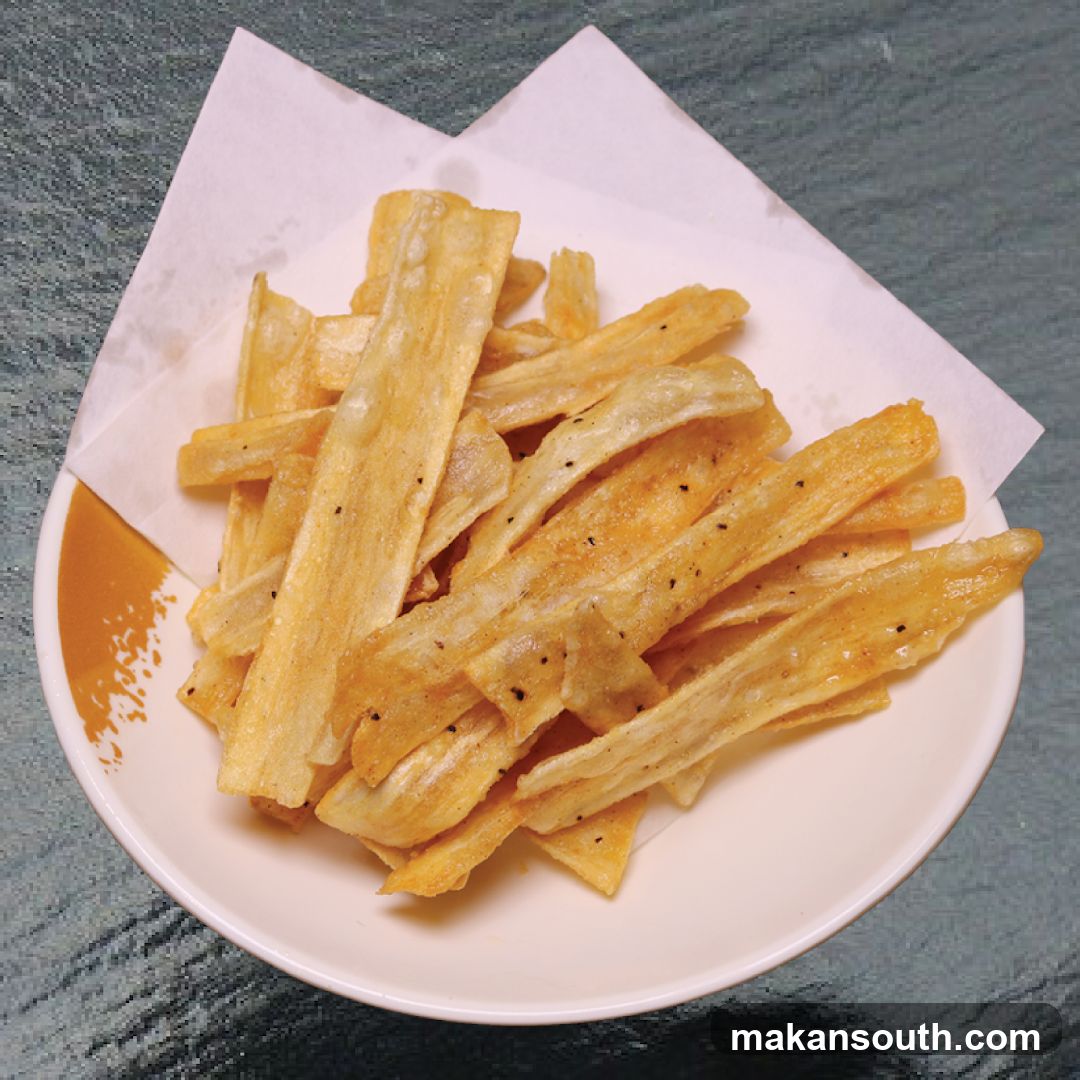 Fried Root Vegetable Sticks