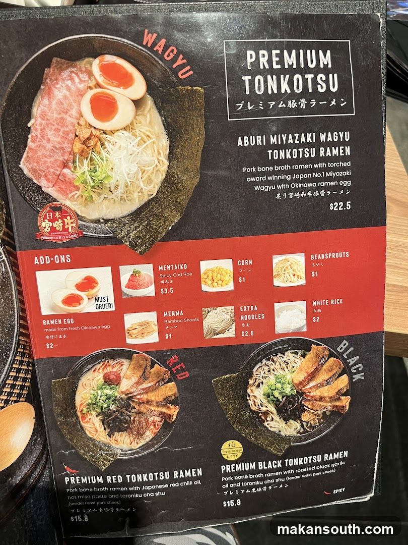 PREMIUM TONKOTSU RAMEN