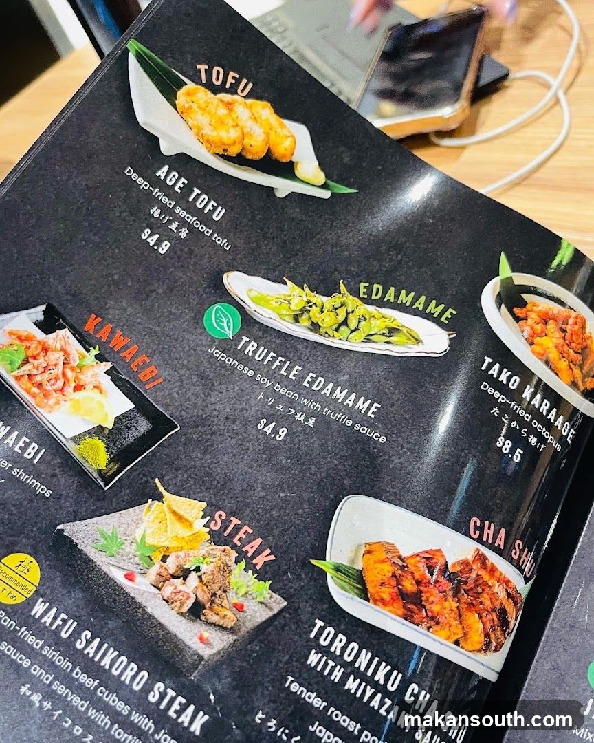 Japanese Menu