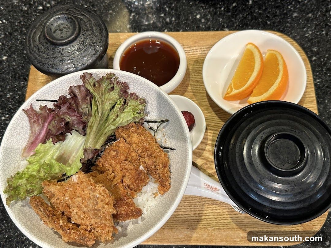 Fried Chicken and Rice Meal