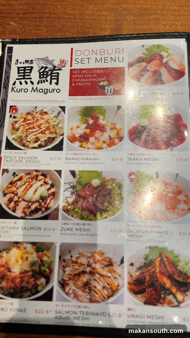 DONBURI SET MENU