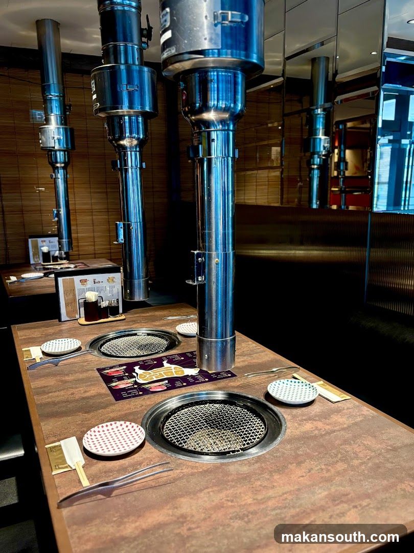 Restaurant Dining Tables with Grills