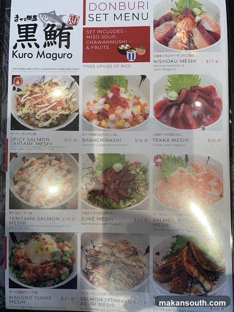 DONBURI SET MENU