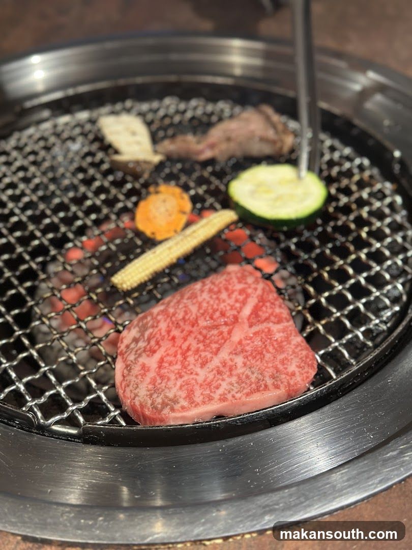 Marbled Beef Grilling
